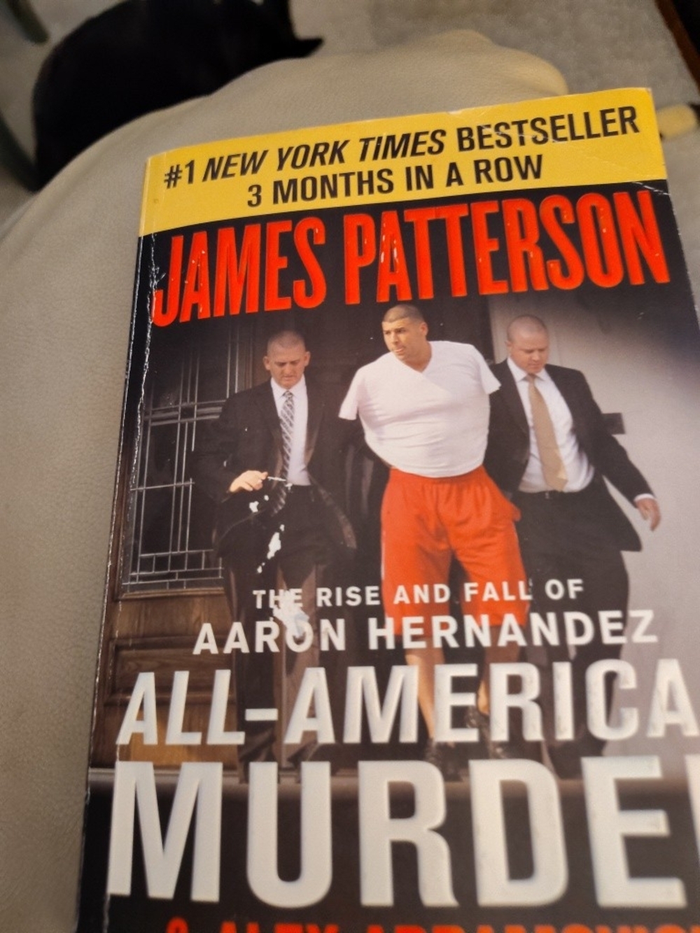 James Patterson All-American Murder paperback - red, white, black cover